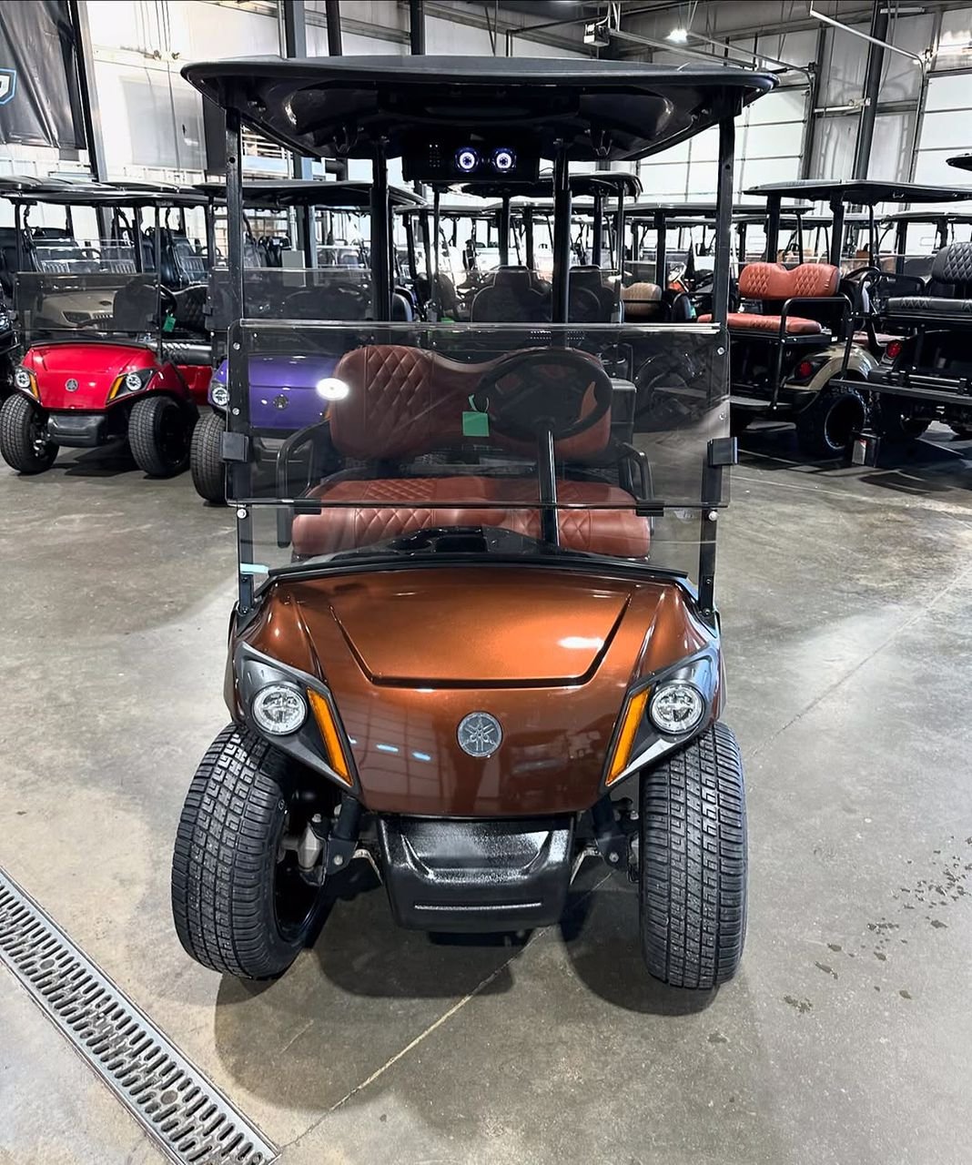 2021 Yamaha Drive2 QuieTech EFI Electric, Lithium Battery (Brown)