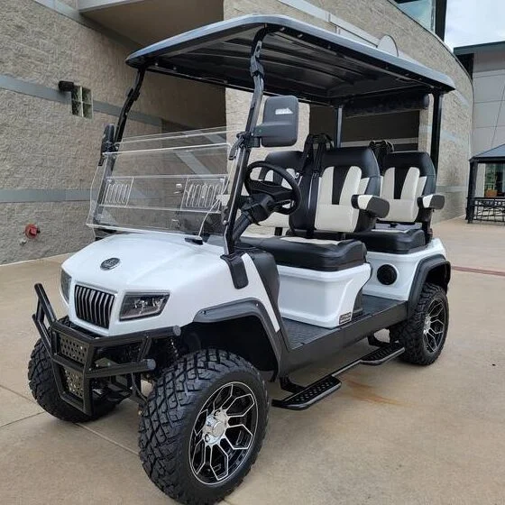 2024 Evolution D5 Maverick 4 Street Legal Golf Cart (Pearl White)