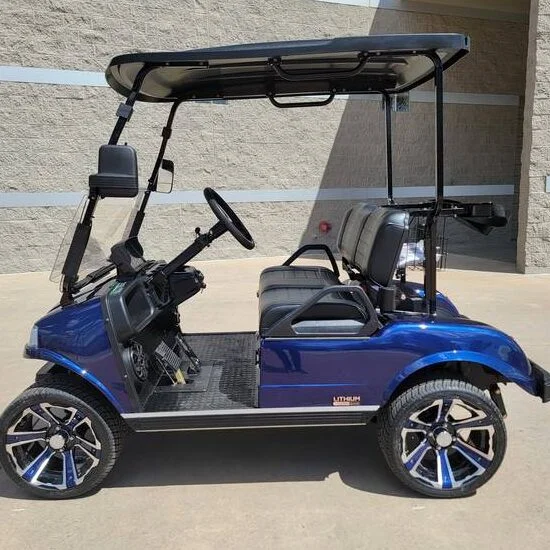 2024 Evolution Classic 2 Plus Street Legal Golf Cart (Mediterranean Blue)